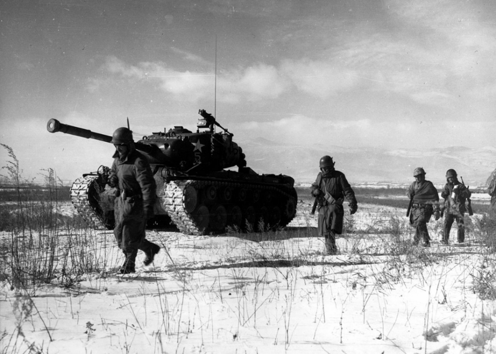 Then: Chosin Reservoir, North Korea (1950)